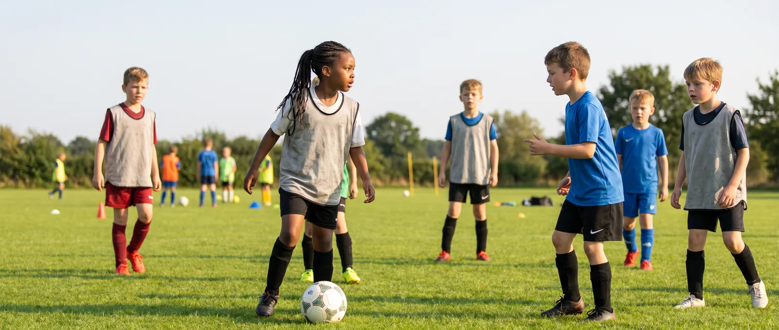 Kinder treffen Entscheidungen im kleinen Spiel